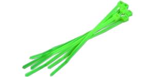UV GREEN Zip Ties 100mm  Zap Strap Cable Ties (10 Pack)