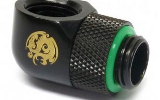 90 Degree Rotary Adapter M/F G1/4 - Matte Black