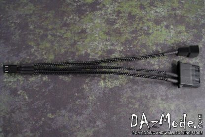 DazMode Special Cable - MOLEX + TACH to 3-pin FAN