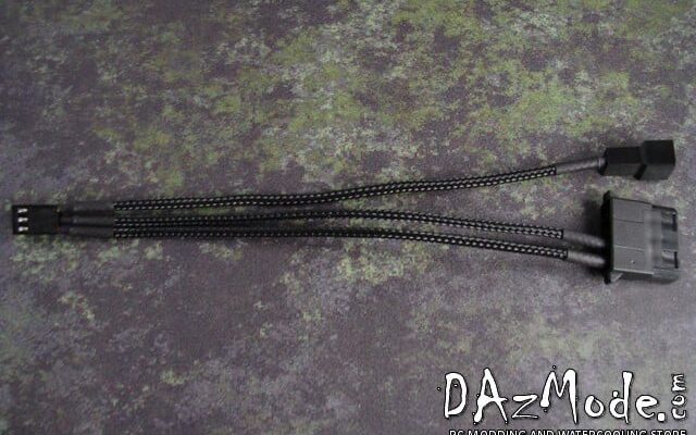 DazMode Special Cable - MOLEX + TACH to 3-pin FAN