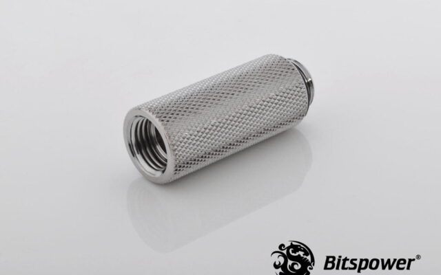40mm  Spacer Adapter Male/Female  - Silver