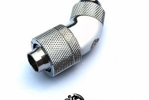 45-Degree Silver Compression Fitting - 7/16" to 5/8" BP-CPF-CC6