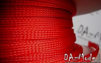 3/8" (9mm) DarkSide High Density Cable Sleeving -Red UV 1Ft