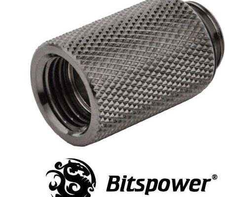 30mm  Spacer Adapter Male/Female  - Black Sparkle