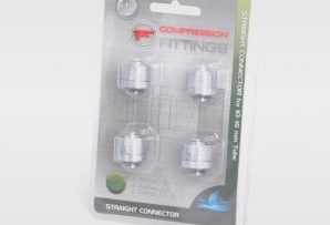 Straight Fitting Connector - 3/8" ID - 5/8" OD - Value Pack (Set of 4)