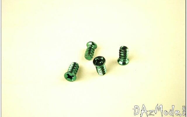 Fan Screw - Green (Set of 4)