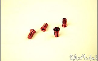 Fan Screw - Red (Set of 4)