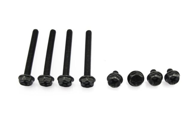 Radiator Screw Set 6-32UNC (Black)