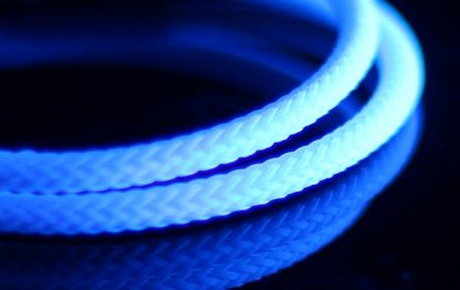 5/64" ( 2mm ) DarkSide High Density Cable Sleeving -White 1Ft-2