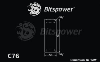Dual IG1/4" F/F Extender-50MM - Silver Shining