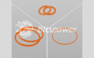 O-Ring Kit For Bitspower Dual D5 MOD TOP (UV Orange)
