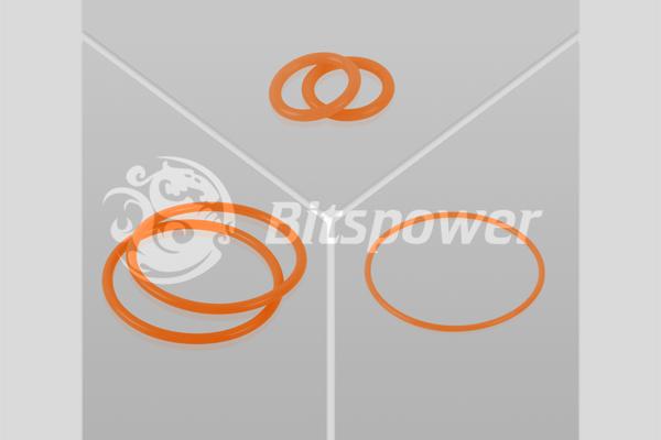 O-Ring Kit For Bitspower Dual D5 MOD TOP (UV Orange)