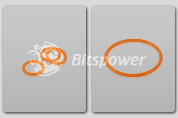 O-Ring Kit For Bitspower D5 MOD TOP (UV Orange)