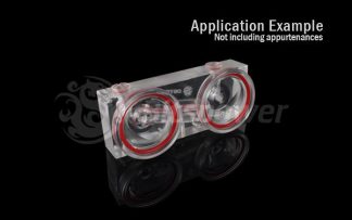 O-Ring Kit For Bitspower Dual D5 MOD TOP (Deep Red)