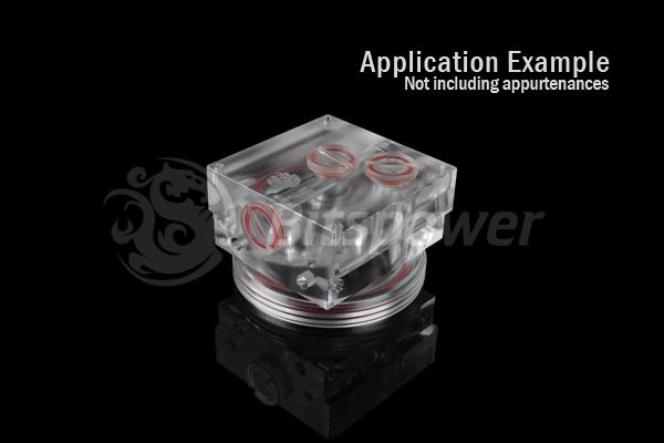 O-Ring Kit For Bitspower D5 MOD TOP (Deep Red)