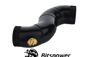 Dual IG1/4" Penta Rotary Extender 45-180 Degree - Matt Black