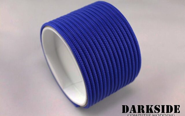 5/32" (4mm) DarkSide HD Cable Sleeving - Dark Blue UV-2