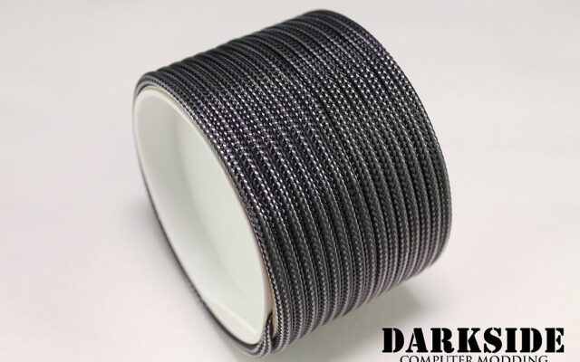 5/32" (4mm) DarkSide HD Cable Sleeving - Graphite Metallic