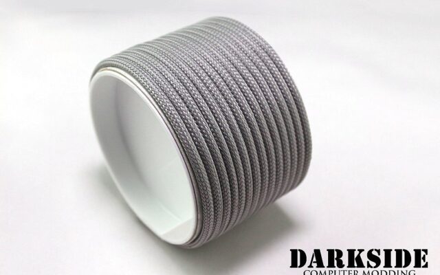 5/32" (4mm) DarkSide HD Cable Sleeving - Titanium Gray