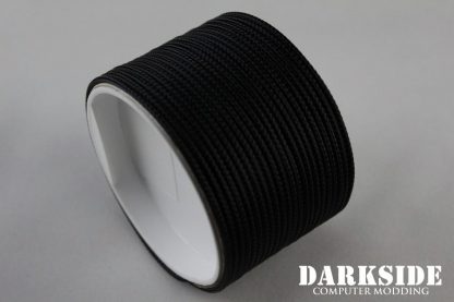 5/64" ( 2mm ) DarkSide HD Cable Single Wire Sleeving - Jet Black-2