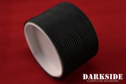 5/64" ( 2mm ) DarkSide HD Cable Single Wire Sleeving - Jet Black-3