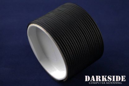 5/64" ( 2mm ) DarkSide HD Cable Single Wire Sleeving - Jet Black-4