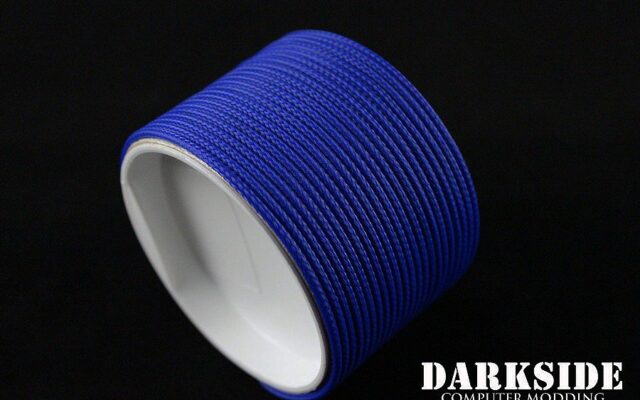 5/64" ( 2mm ) DarkSide HD Cable Single Wire Sleeving - Dark Blue UV-4
