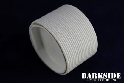 5/64" ( 2mm ) DarkSide High Density Cable Sleeving -White 1Ft-3