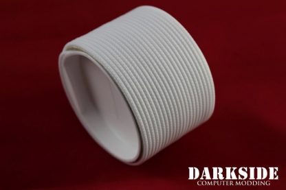 5/64" ( 2mm ) DarkSide High Density Cable Sleeving -White 1Ft-4