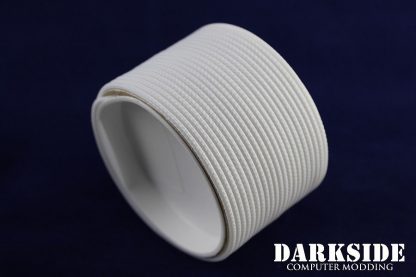 5/64" ( 2mm ) DarkSide High Density Cable Sleeving -White 1Ft-5