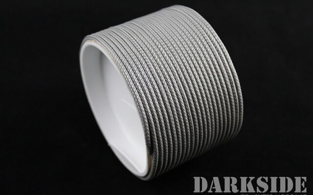 5/64" ( 2mm ) DarkSide HD Cable Sleeving - Titanium Gray-2