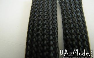 1/2" (12mm) DarkSide High Density Cable Sleeving - Jet Black 1Ft