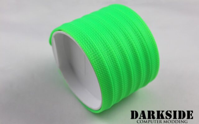 10mm HD SATA Cable Sleeving - UV Green