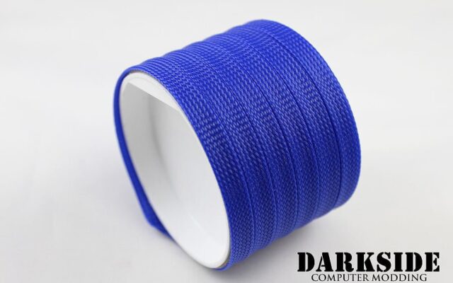 10mm HD SATA Cable Sleeving - UV Dark Blue