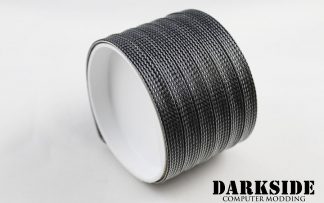 10mm HD SATA Cable Sleeving - Graphite Metallic