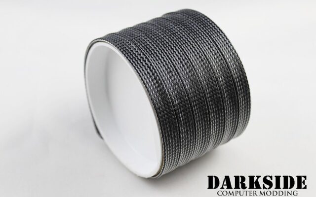 10mm HD SATA Cable Sleeving - Graphite Metallic