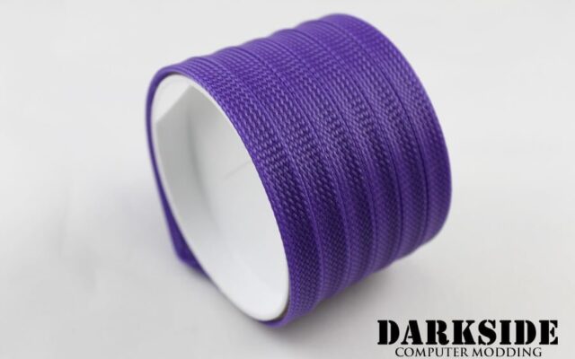 10mm HD SATA Cable Sleeving - UV Purple