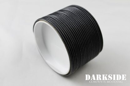 5/64" ( 2mm ) DarkSide High Density Cable Sleeving - Graphite 1Ft