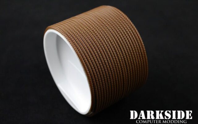 5/64" ( 2mm ) DarkSide HD Cable Sleeving - Arabica