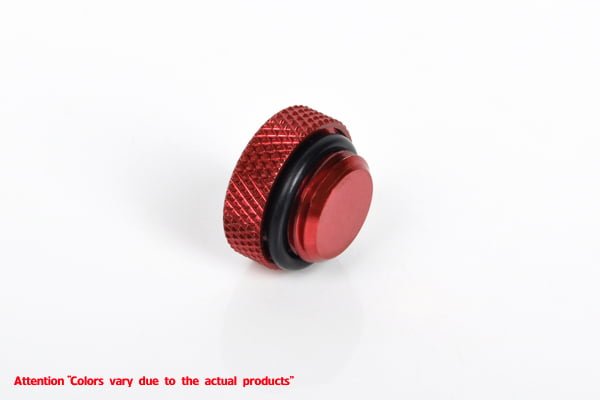 Stop Plug Fitting - G1/4" Blood Red
