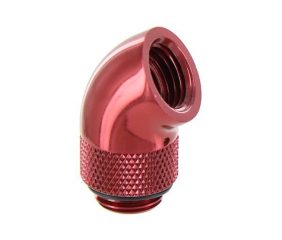 60 Degree Double Rotary Adapter M/F G1/4 - Red