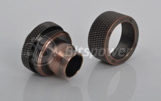 1/2"ID  3/4"OD Straight Compression Fitting - Bronzed Age