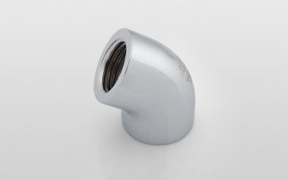 60-Degree With Dual Inner G1/4" Extender - Silver Shining-2