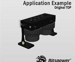 D5TOP and 2D5TOP D5 Pump Bracket (Matt Black)