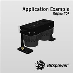 D5TOP and 2D5TOP D5 Pump Bracket (Matt Black)