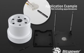 Bitspower D5 / MCP655 Mod Kit - Deluxe White Finish