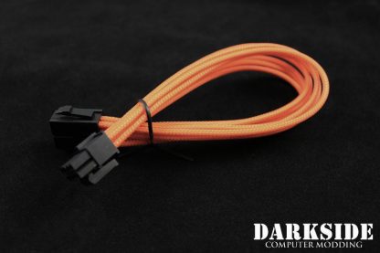 8-Pin PCI-E DarkSide HSL Single Braid Cable - Orange-2