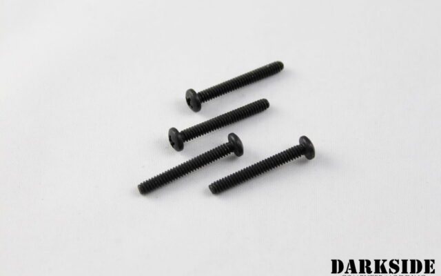 DarkSide LP Radiator Screws - 6-32 x 1 1/8" (28mm) Pan Head - Set of 4