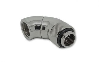 EK-AF Angled 2×45° G1/4 Black Nickel