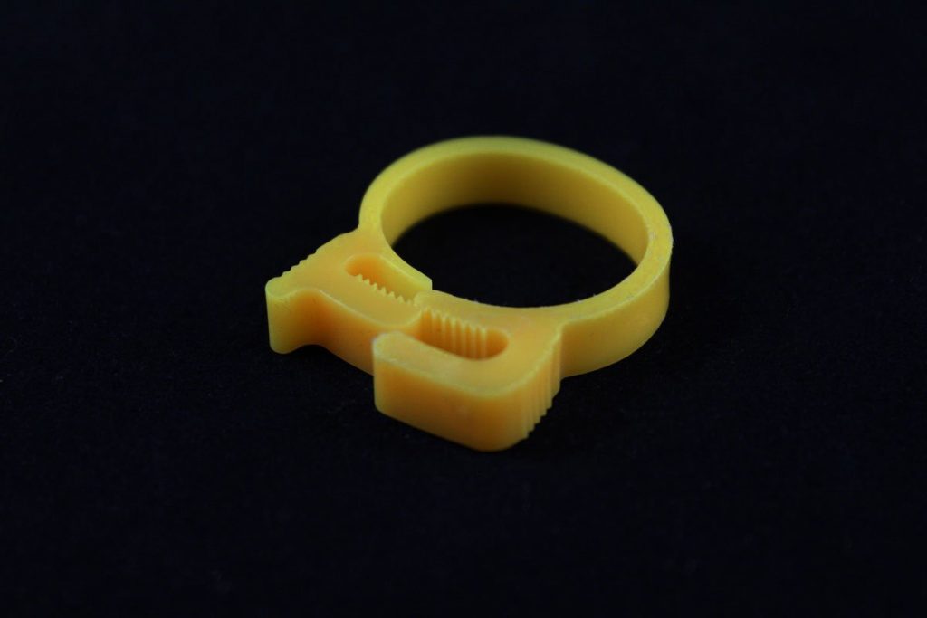 3/4" OD Reusable Clamp - Yellow